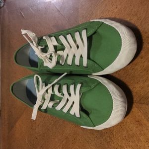 8.5 Cactus Green SeaVees Canvas Women's Sneaker